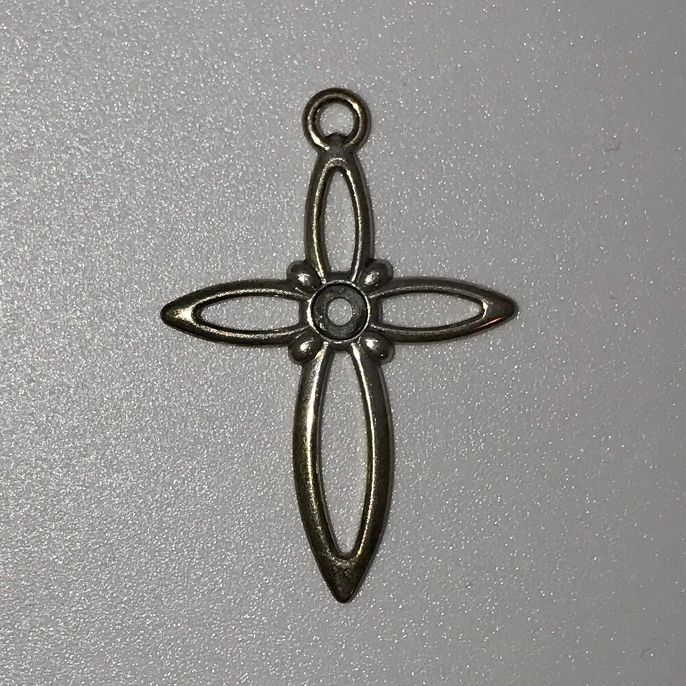 Sterling Silver Open Cross Pendant